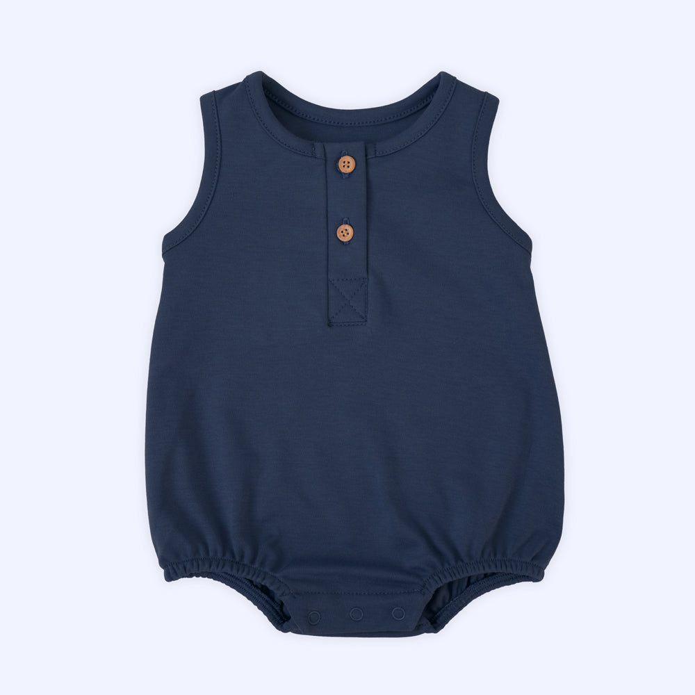 Pañalero de Botones Azul Cielo - body para bebe Mae & Mini