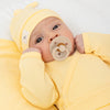 [mm-color:Amarillo Bebé] Set Bienvenido a Casa en color Amarillo Bebé - set de regalo para bebe