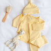 [mm-color:Amarillo Bebé] Set Bienvenido a Casa en color Amarillo Bebé - set de regalo para bebe