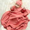 [mm-color:Rojo Arcilla] Set Bienvenido a Casa en color Amarillo Bebé - set de regalo para bebe