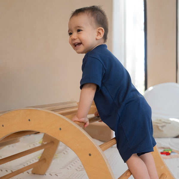 Overol Manga Corta - Mae & Mini