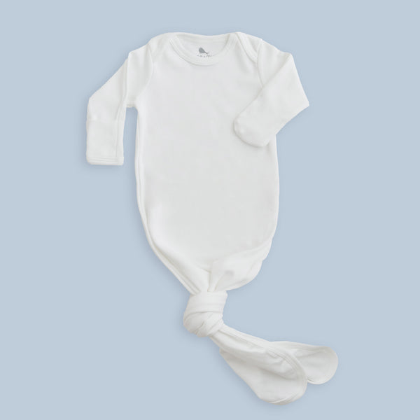 Pijama Nudo color Blanco Nube - Mae & Mini