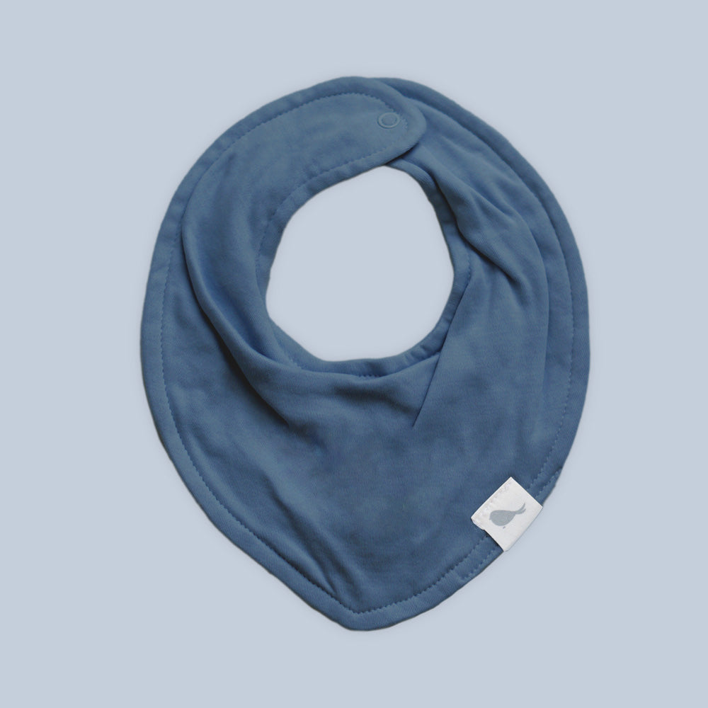 Baberito Azul Cielo - babero para bebe Mae & Mini