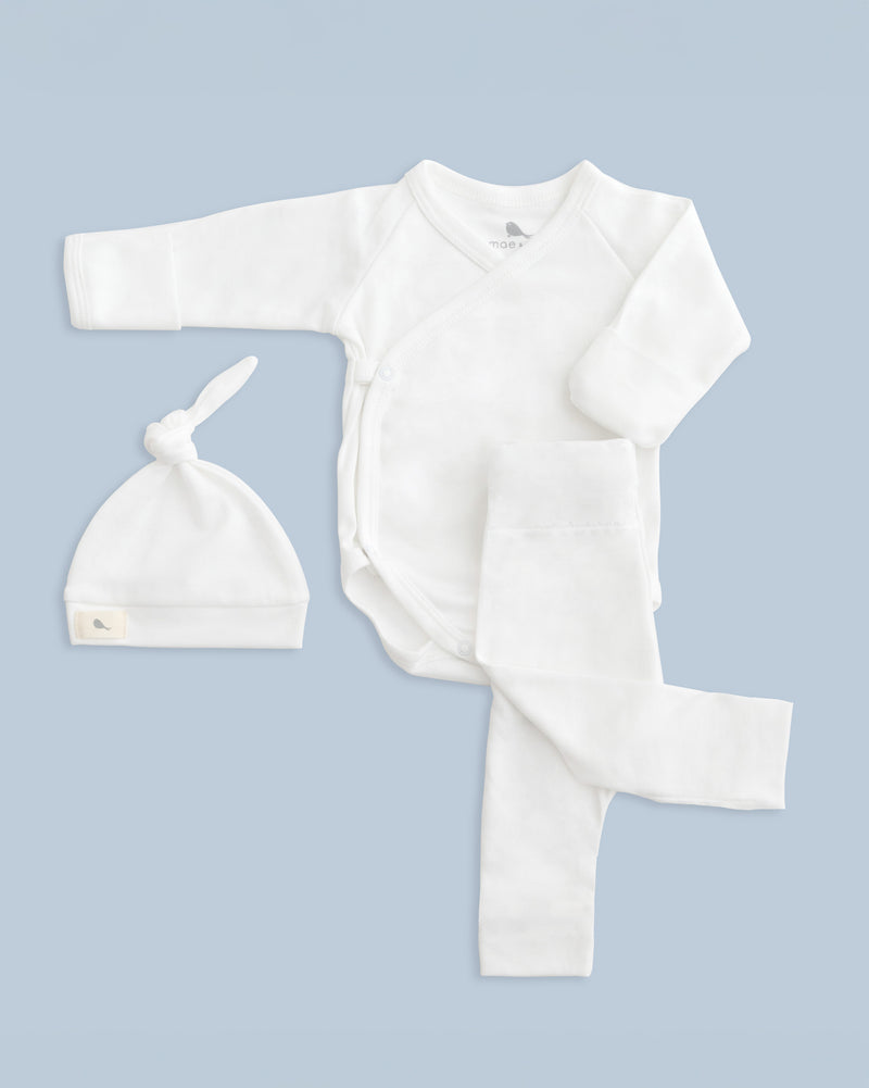 [mm-color:Blanco Nube] Set Bienvenido a Casa en color Amarillo Bebé - set de regalo para bebe