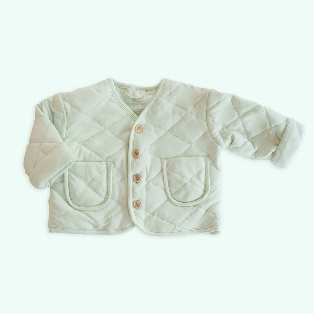 Chamarra Acolchada - chamarra para bebe de algodon pima Mae & Mini