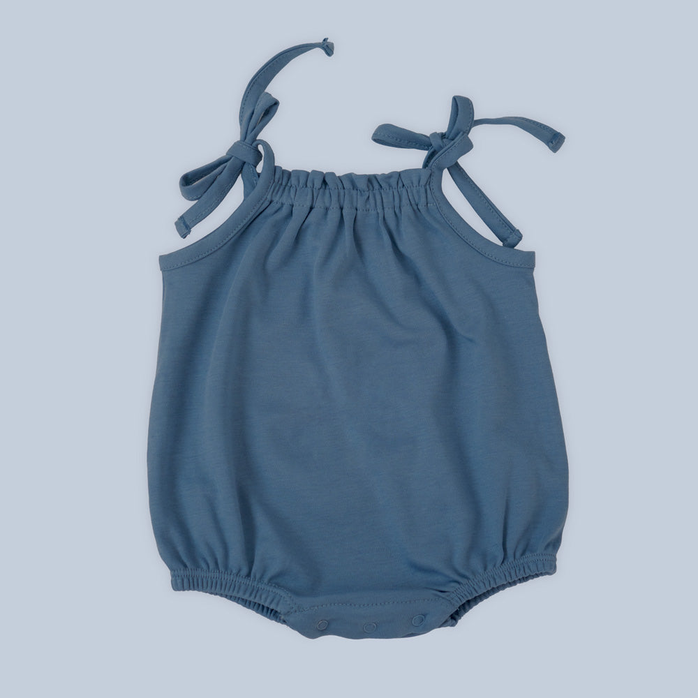 Pañalero de Lazos Azul Cielo - body para bebe Mae & Mini