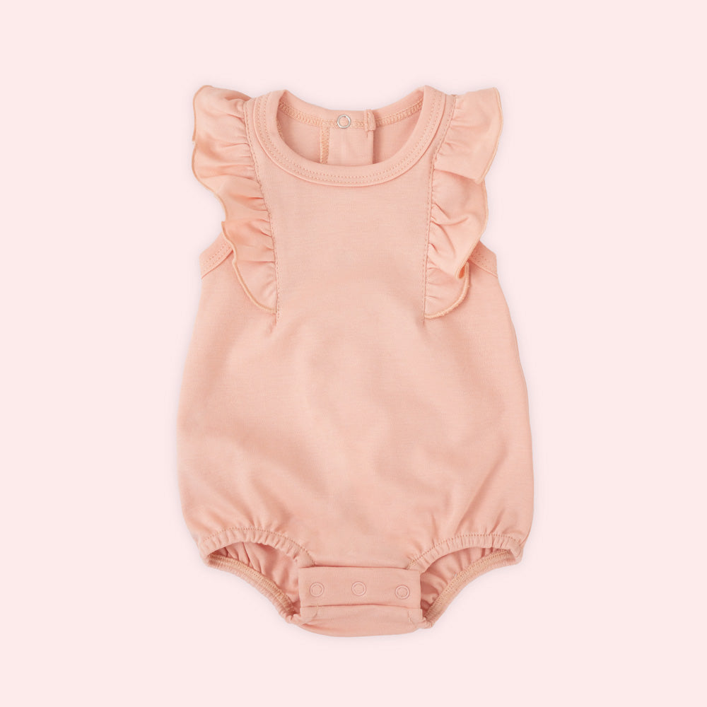 Pañalero de Olanes Rosa Bebe - body para bebe Mae & Mini
