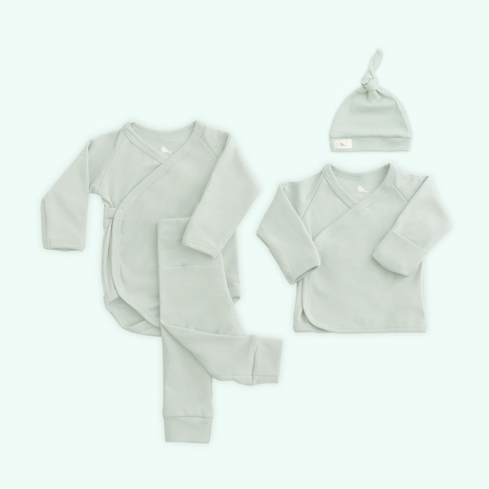Set Preemie en Rojo Nochebuena - set de regalo para bebe Mae & Mini
