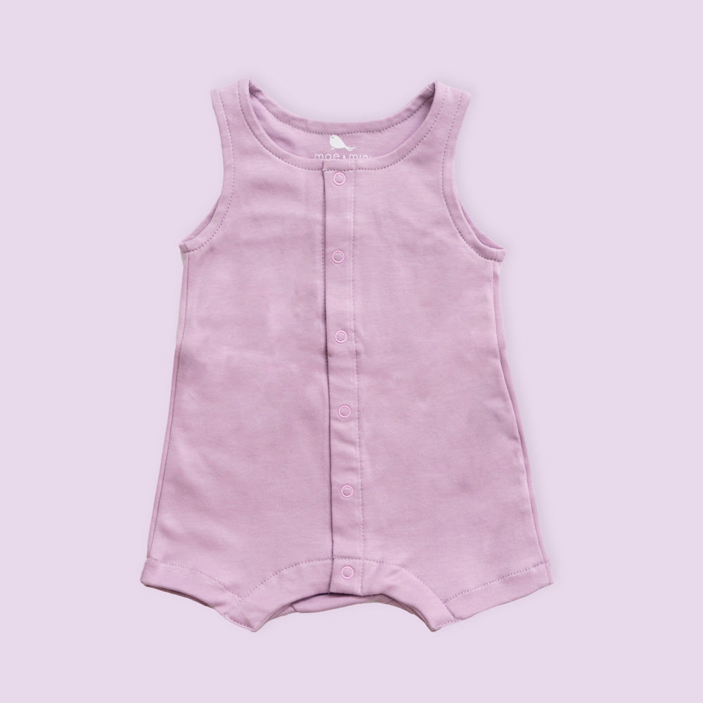 Overol Corto - overol para bebe de algodon pima Mae & Mini