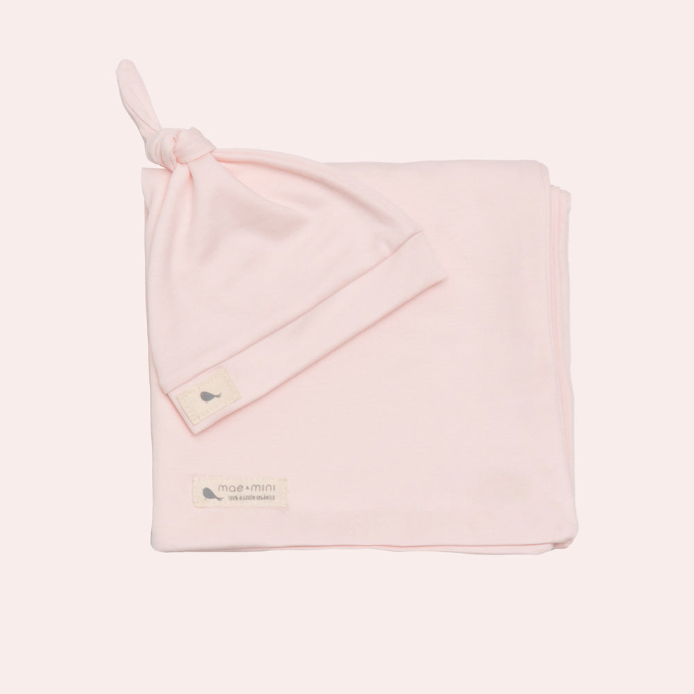 Set Arrullo Rosa Bebe - set de regalo para bebe Mae & Mini