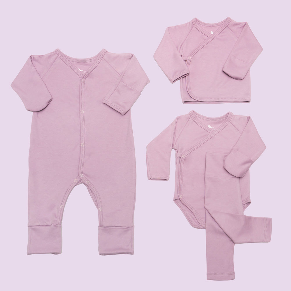 Set de Esenciales de algodon pima organico para bebe - Mae & Mini