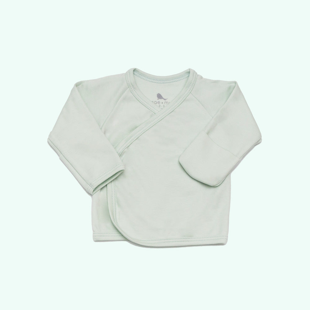 Top Cruzado - playera para bebe de algodon pima Mae & Mini