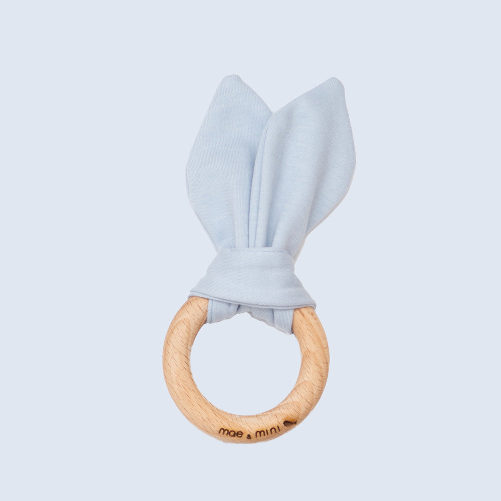 Mordedera Orejitas Azul Cielo - accesorio para bebe Mae & Mini