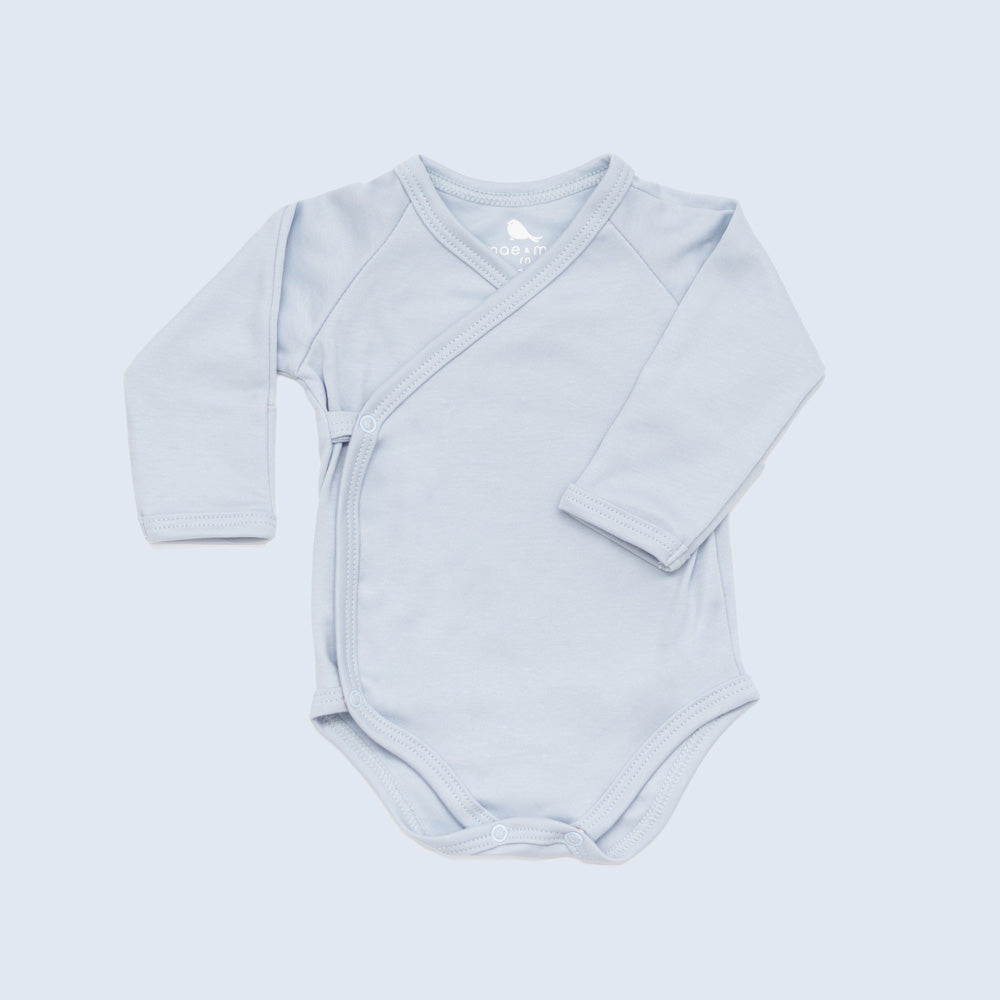 Pañalero Envolvente Azul Cielo - body para bebe Mae & Mini